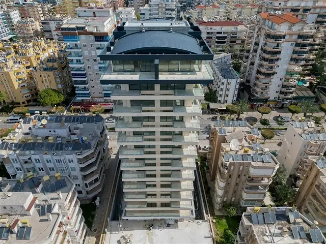 Seaside Serenity: Modern 1+1 Apartment Just 50m from the Beach in Mahmutlar