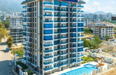 Yekta Blue IV Residence: Premium Apartments with Individual Heating and Full SPA in Central Mahmutlar