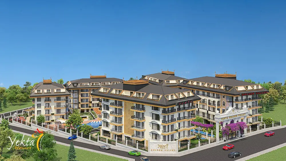 Yekta Golden Valley: Exclusive 1+1 & 2+1 Mountain-View Apartments in Kargıcak, Alanya