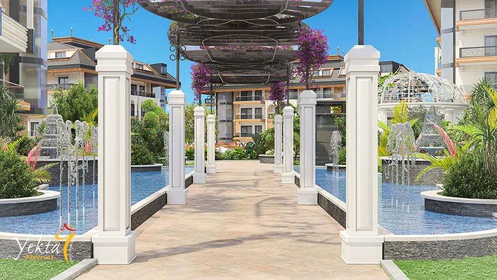 Yekta Golden Valley: Exclusive 1+1 & 2+1 Mountain-View Apartments in Kargıcak, Alanya