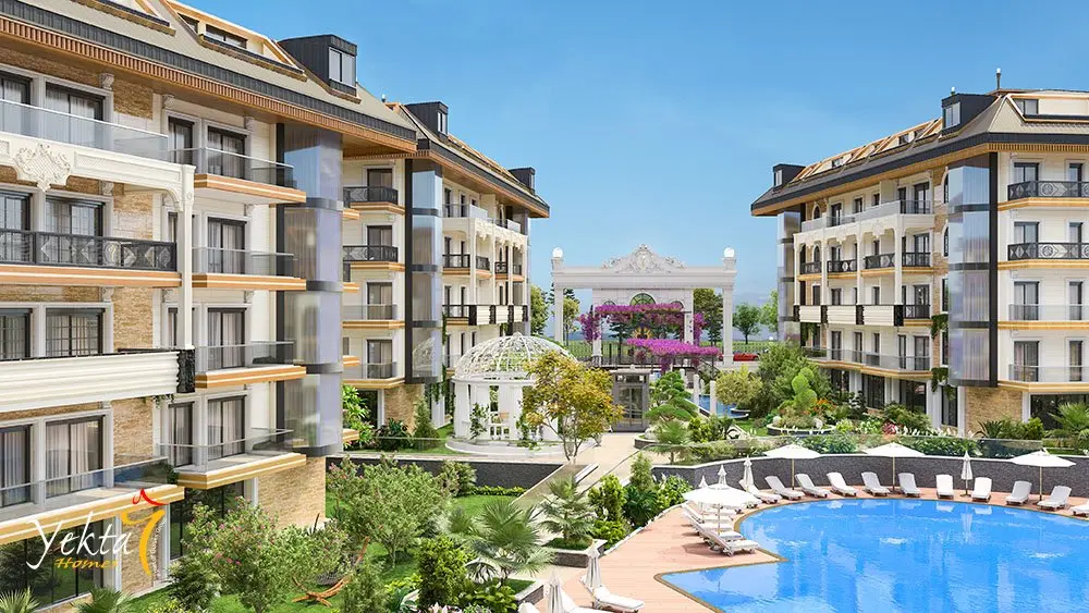 Yekta Golden Valley: Exclusive 1+1 & 2+1 Mountain-View Apartments in Kargıcak, Alanya