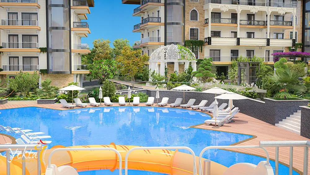 Yekta Golden Valley: Exclusive 1+1 & 2+1 Mountain-View Apartments in Kargıcak, Alanya