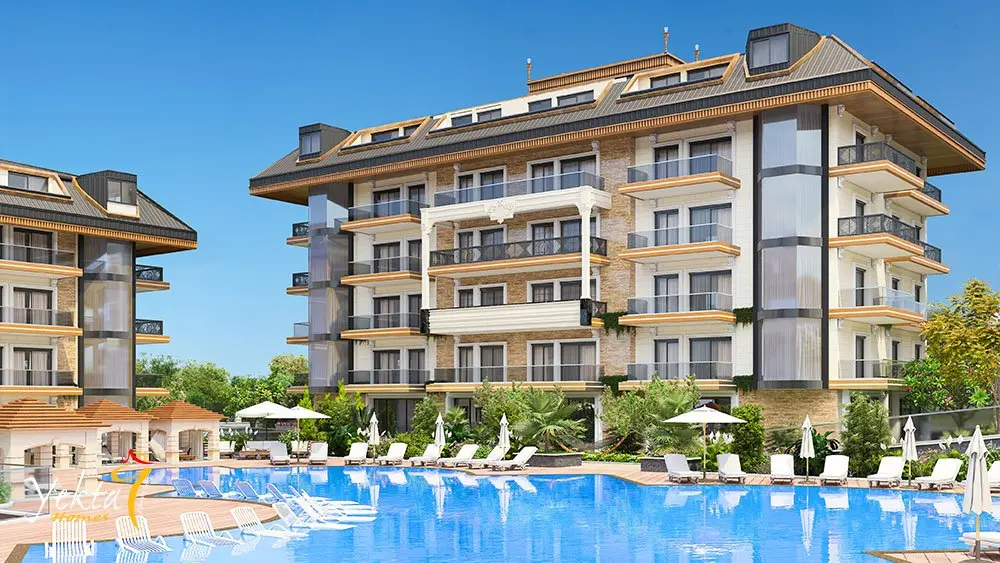 Yekta Golden Valley: Exclusive 1+1 & 2+1 Mountain-View Apartments in Kargıcak, Alanya